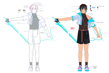 Sona Ref Sheet - full body example Sona Ref Sheet - full body example